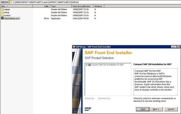 Installation SAP GUI